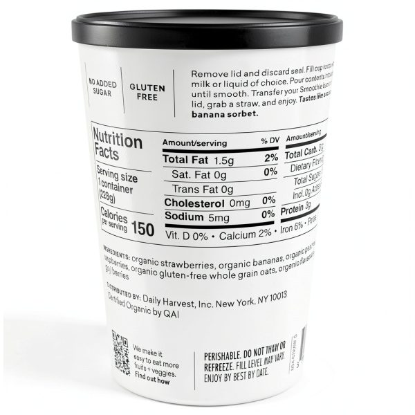 Daily Harvest Organic Strawberry Banana Smoothie Drink-1
