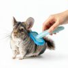 Sangte Pet Grooming Brush Soft Rubber De-shedding Massage-1