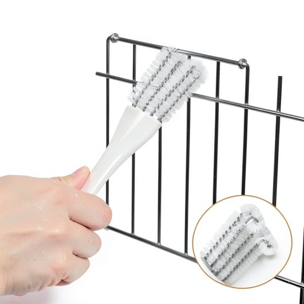 Ptwola Bird Cage Cleaner Brush Ergonomic Durable-2