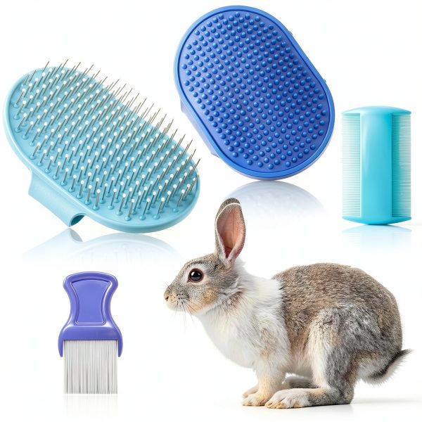 Rabbit Grooming Brush YOLUFER Small Animal Set-0