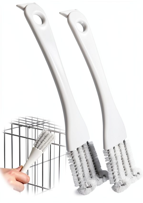 Ptwola Bird Cage Cleaner Brush Ergonomic Durable-7