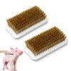 Pig Self Cleaning Brush MiOYOOW Soft Bristles-0