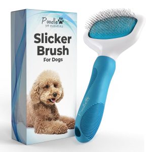 Poodle Pet Slicker Brush Dog Cat Grooming Tool All Coats-0