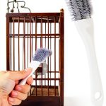 Bird Cage Brush Penitue Hard Plastic Iron Design-0
