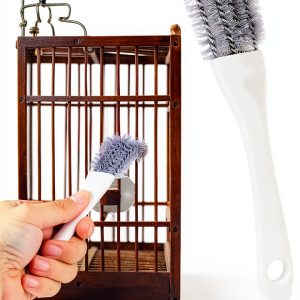 Bird Cage Brush Penitue Hard Plastic Iron Design-0
