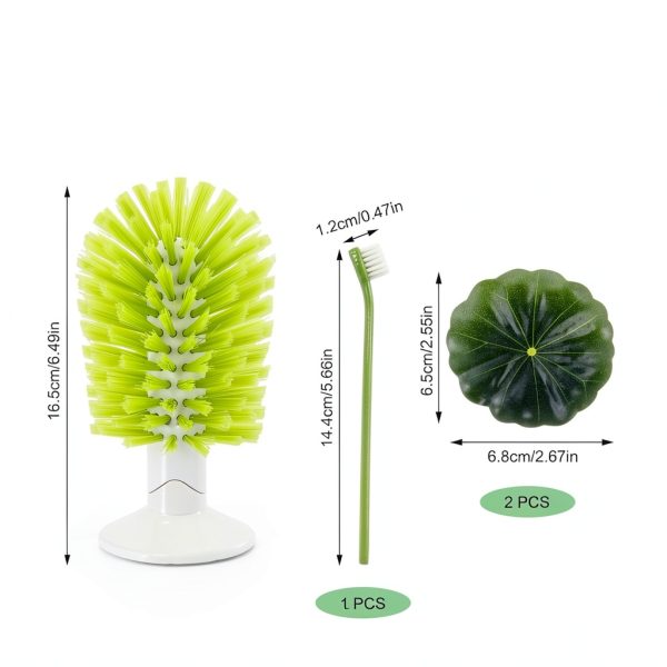 TURAOHU Turtle Brush Suction Cup Design Pet Cleaning Tool-2