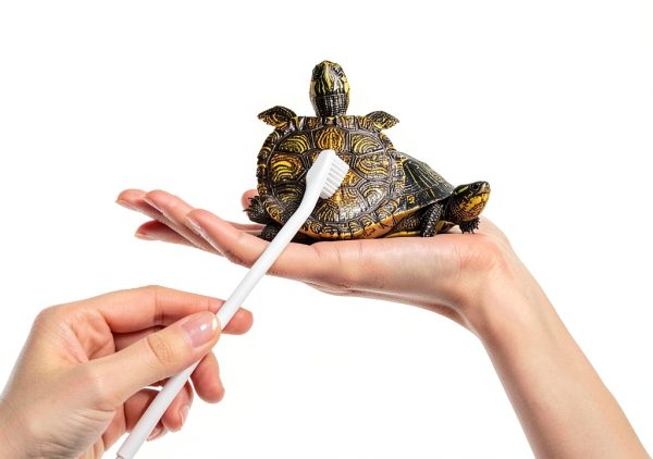 Alfyng Turtle Cleaning Brush Suction Cup TPR Material Pet-3
