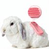 Fukaisu Rabbit Brush Silicone Grooming Tool Small Pets-5