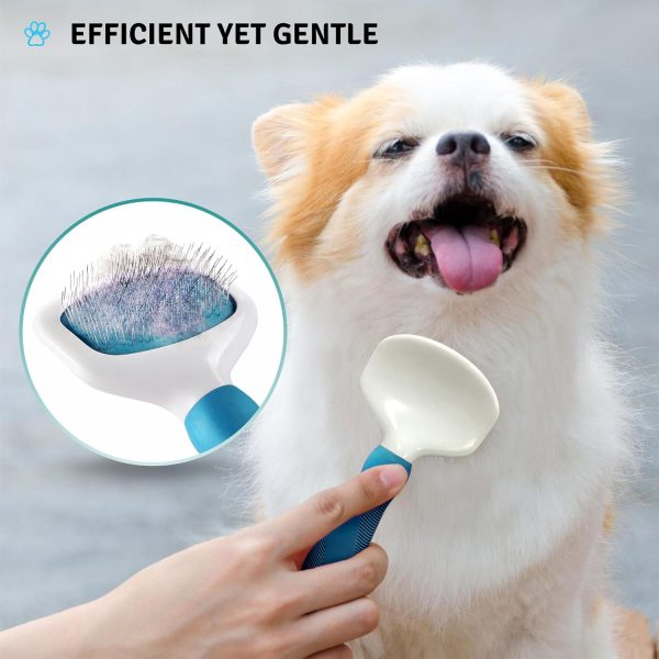 Poodle Pet Slicker Brush Dog Cat Grooming Tool All Coats-4