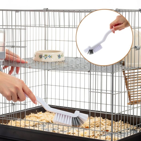 Macuezu Bird Cage Brush Stainless Steel Ergonomic-4