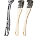 URSKYTOUS Bird Cage Cleaner Brush Scraper Plastic Metal-0