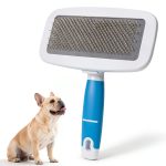KEUYE French Bulldog Brush Stainless Steel Bristles Gentle-0