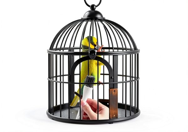Bird Cage Brush Cleaner Sinbana Stainless Steel-6