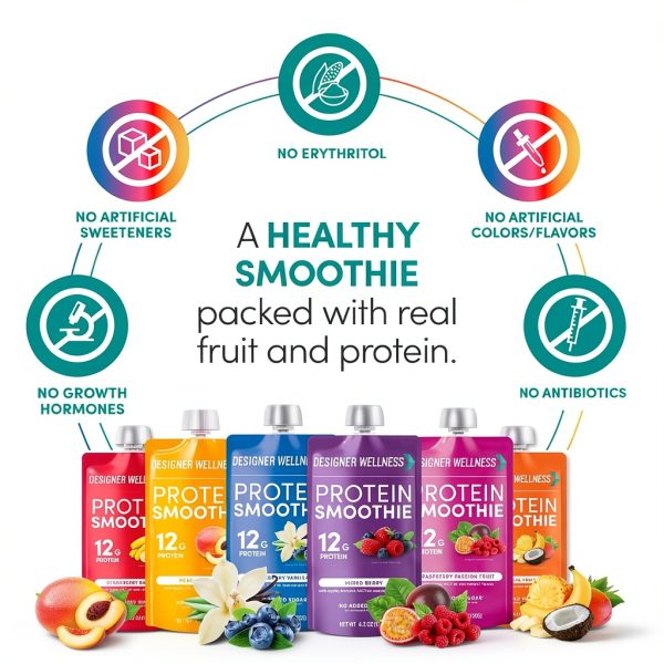Protein Smoothie Pouch Designer Protein Low Carb-4