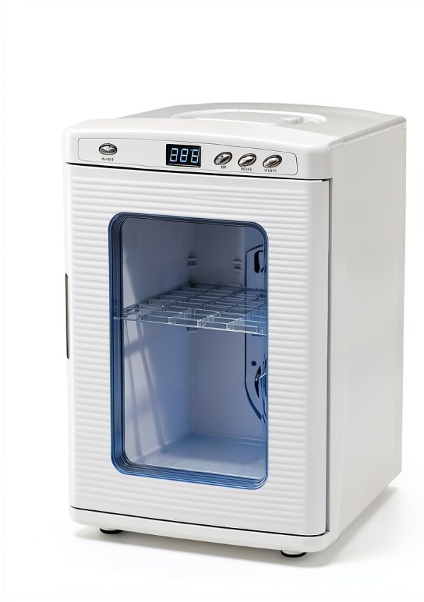 25L Reptile Incubator with Handle, Portable Dual Power Science Laboratory Incubator 10-60°c (72-140°f), 12VAC/110VDC Small Reptile Digital Incubator for Home, Laboratory, Farm-1
