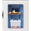 25L Reptile Incubator with Handle, Portable Dual Power Science Laboratory Incubator 10-60°c (72-140°f), 12VAC/110VDC Small Reptile Digital Incubator for Home, Laboratory, Farm-0