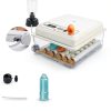16Egg Incubator with Automatic Egg Turning and Humidity Control, Incubators for Hatching Eggs, Chicken, Ducks, Goose, Pigeon, Quail, Parrot Incubator for Farm, Lab, Science Classroom, Home-1