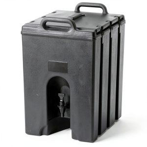 Cambro 1000LCD110 Camtainer 10 Gallon Incubator Black Case-0