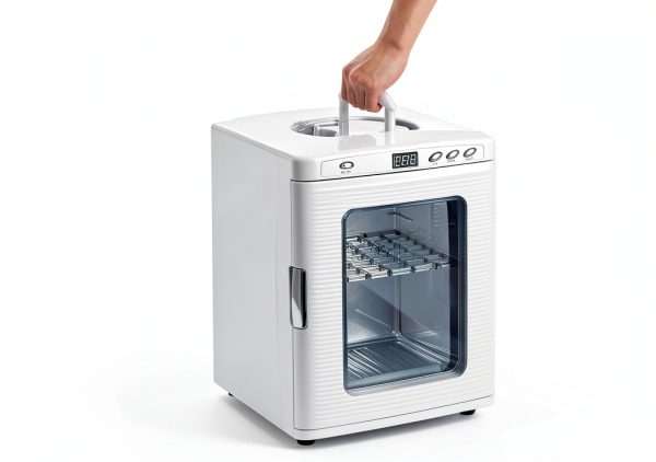 25L Reptile Egg Incubator by OUTGOODS Portable Lab Dual 12V 110V White-4