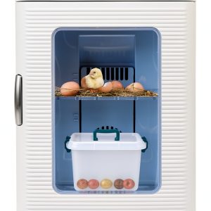 25L Reptile Egg Incubator by OUTGOODS Portable Lab Dual 12V 110V White-0