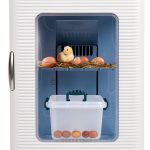 25L Reptile Egg Incubator Sunvasagoo Dual‑Power 13x15x19 White-0