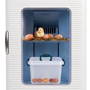 25L Reptile Egg Incubator Sunvasagoo Dual‑Power 13x15x19 White-0