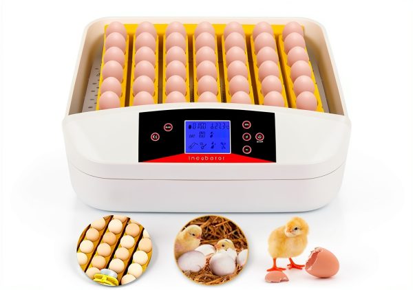 Aceshin 42 Egg Incubator Hatcher with AutoTurn & Temp/Humidity Control-0